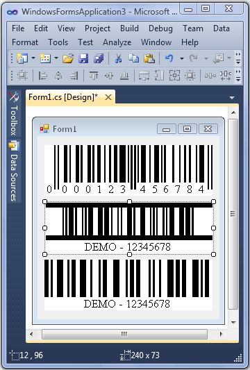 ConnectCode .Net Barcode SDK screenshot