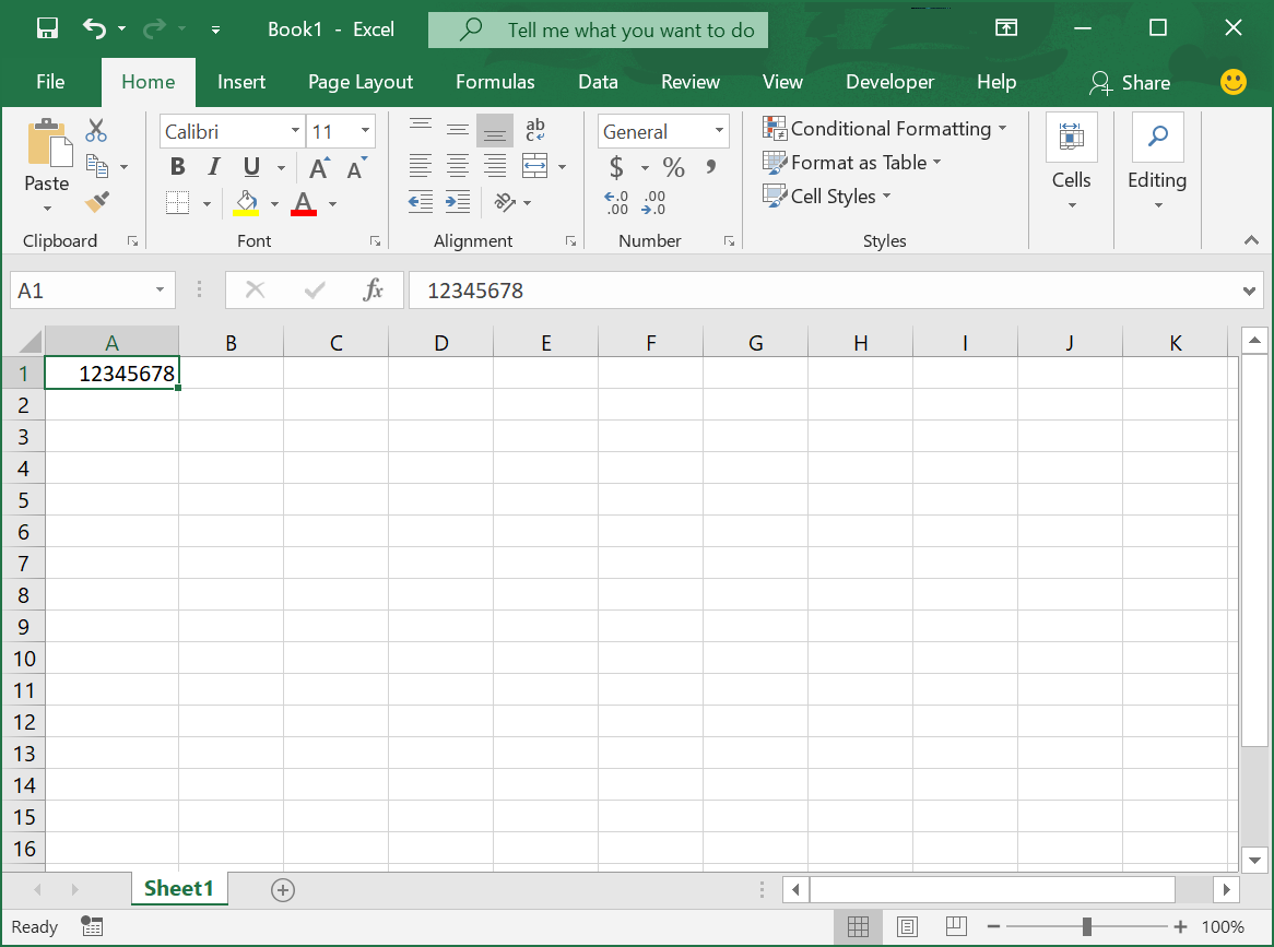 Using The Barcode Font In Microsoft Excel Spreadsheet