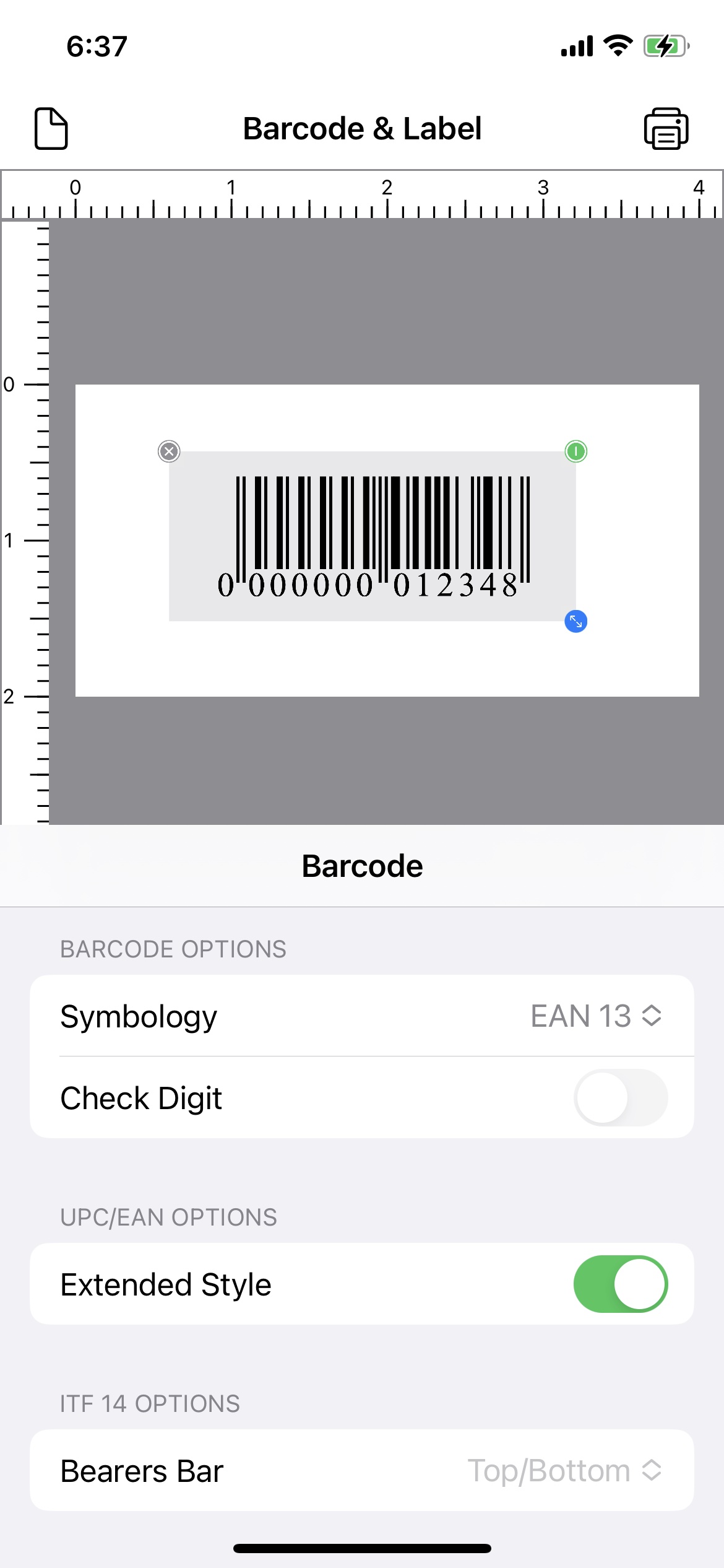 Barcode & Label - Apple Platform
